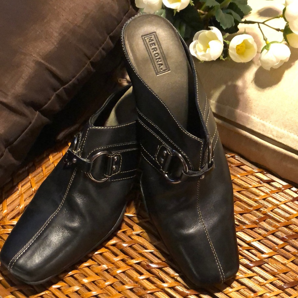 Black Pair of Merona Close Toe 3” Heels